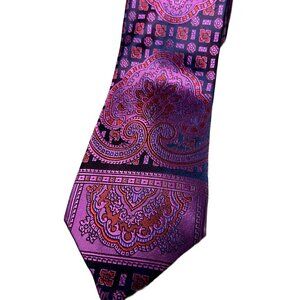 Steven Land Men's Silk Ornate Pattern